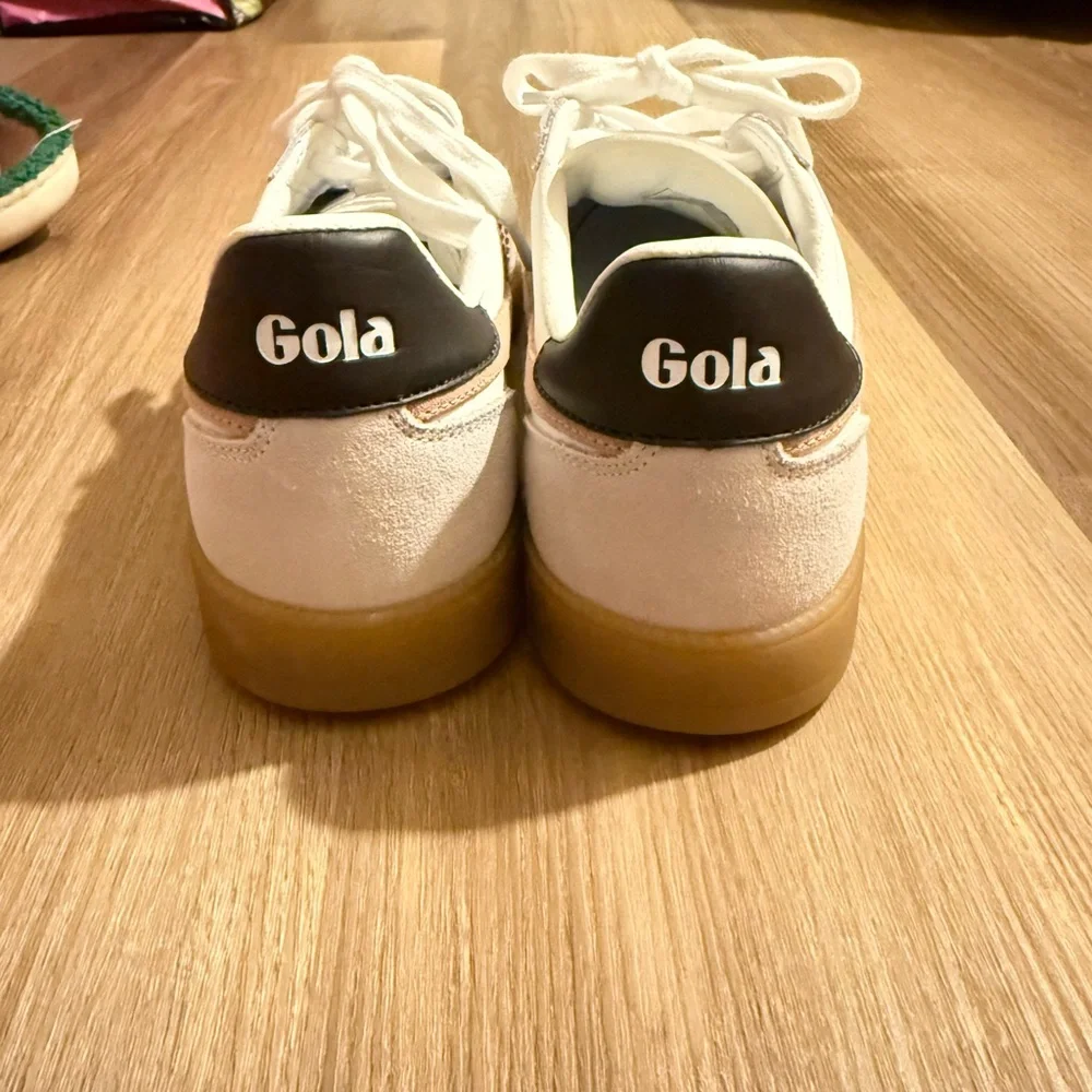 Gola White and Brown Sneakers - Picture 4 of 10